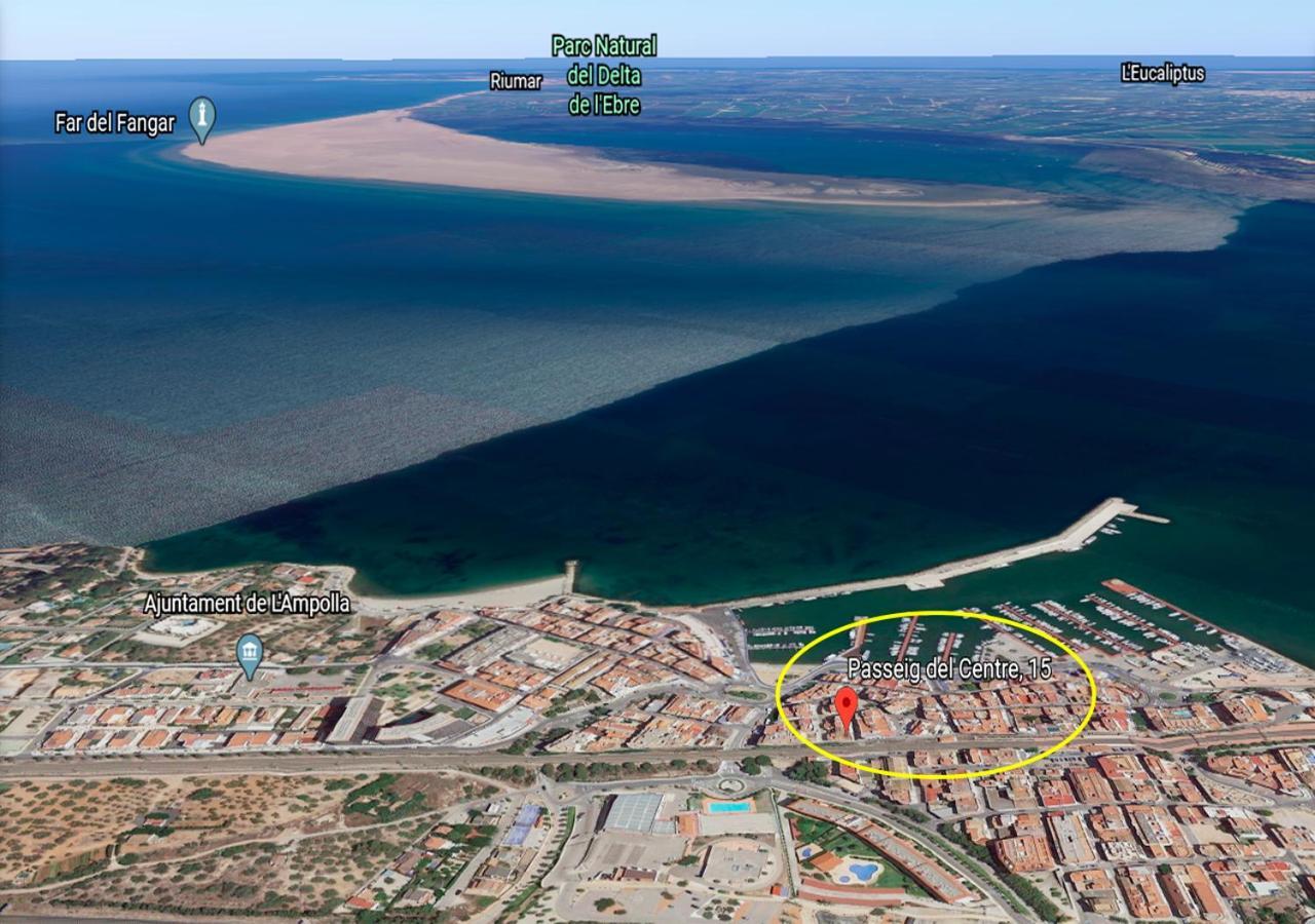 Apt Ideal Para Familias Cerca Del Mar L'Ampolla Zewnętrze zdjęcie